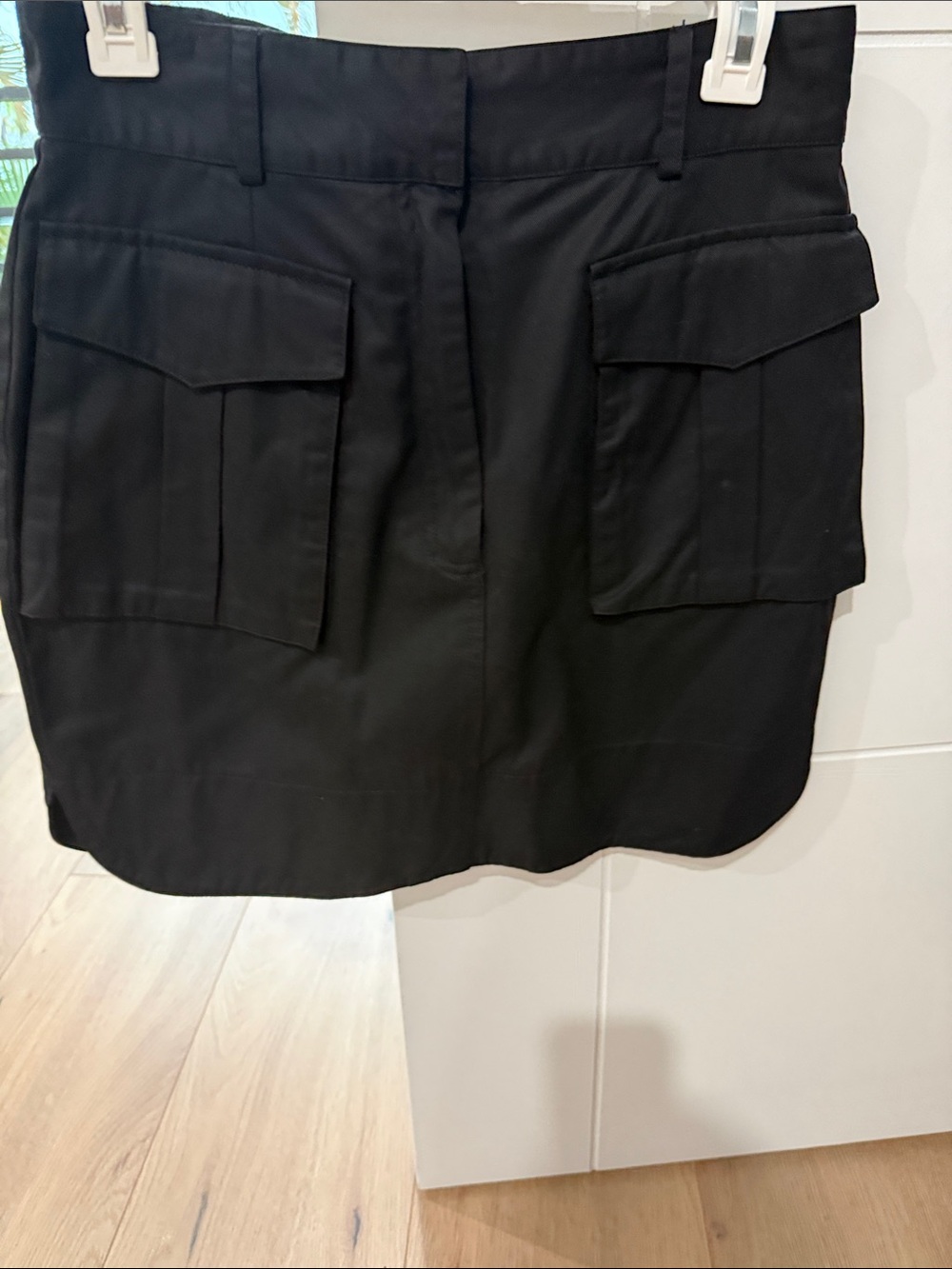 Black Utility Pocket Women's Skirt